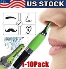 Hot Men Nose Ear Face Neck Eyebrow Hair Mustache Beard Trimmer Shaver Clipper