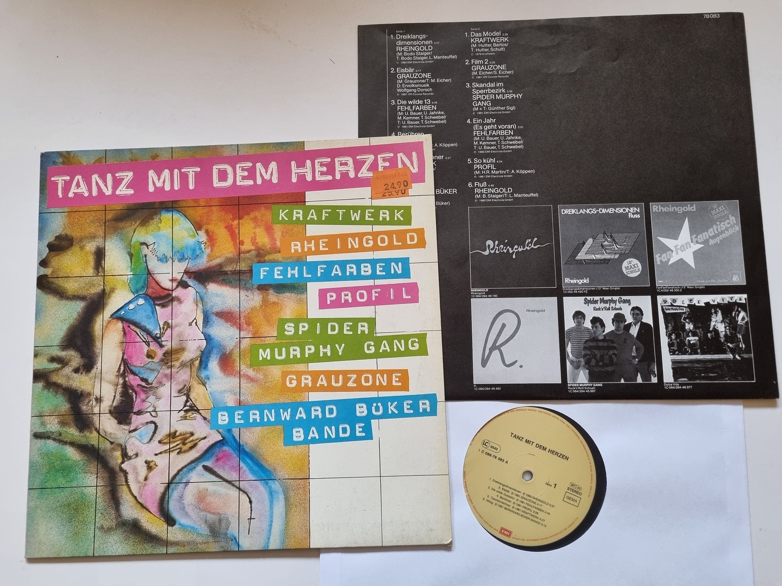Kraftwerk/ Rheingold/ Grauzone u.a. - Tanz Mit Dem Herzen Vinyl LP Germany