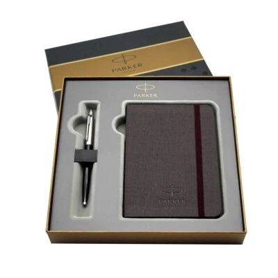 PARKER Geschenk Set Jotter Kugelschreiber Großraummine Notizblock in Geschenkbox
