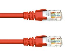 Image of 10M CAT 6a 10Gb S-FTP LSZH PATCH CABLE - RED