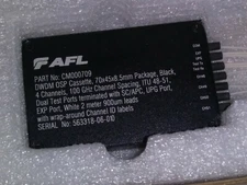 Fiber Optic DWDM OSP Cassette 4 channels 100Ghz Channel Spacing, ITU 48-51