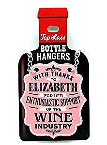 H&H Top Lass Bottle Hanger - Bottle Decoration - Novelty Gift Pre-Personalised - Picture 45 of 90