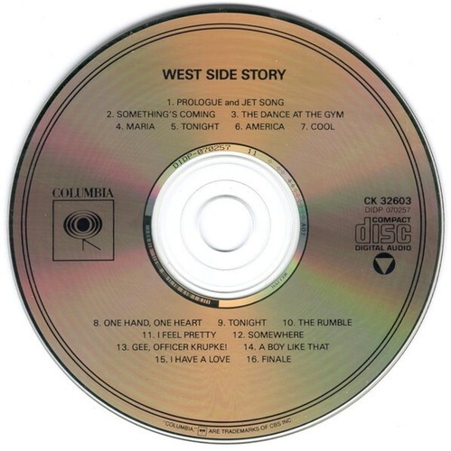 West Side Story Original Broadway Cast CD in excellent like new condition! - Picture 2 of 3