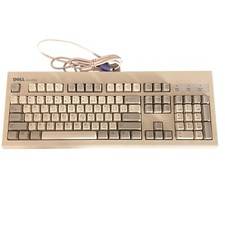 Dell QuietKey SK-1000REW Mechanical Keyboard PS2 Connectivity FOR PARTS 
