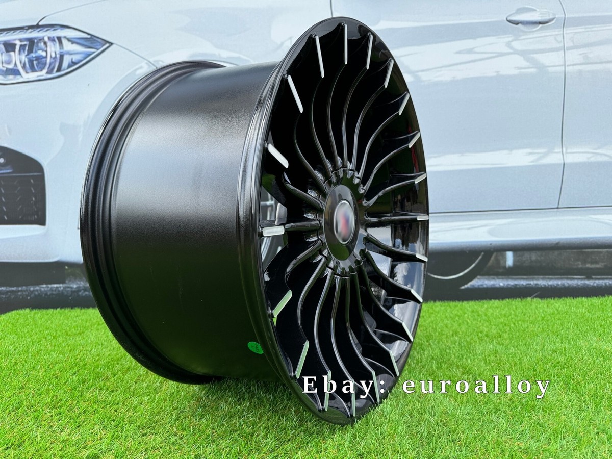 4 x 19 Inch 5x120/5x112 Alpina Style Silver Wheels: Fits For BMW