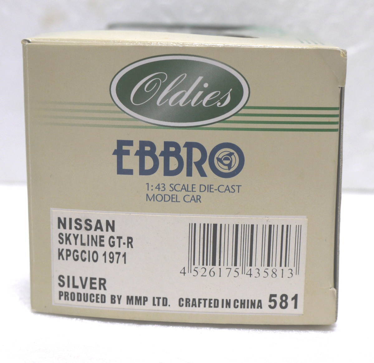 Ebbro 1/43 Nissan Kpgc10 Skyline Gtr 1971 Silver Ebro Ebbro 1/43 Nissan Kpgc10 Skyline Gtr 1971 Silver Ebro