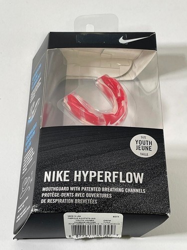 Nike Hyperflow Unisex Kids Red Mouthguard With Patented Breathing Channels NEW - 第 3/4 張圖片
