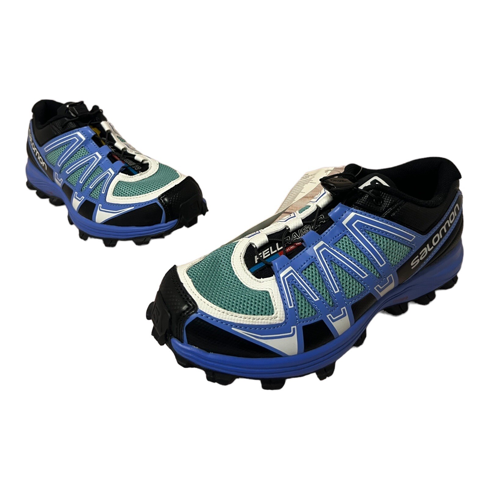 New SALOMON FELLRAISER Women\u0026#039;s Blue Mountain Trail Running Shoes Size  6.5 No Box | eBay