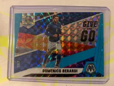 Domenico Berardi Italy Mosaic Blue Prizm Give and Go SSP /15