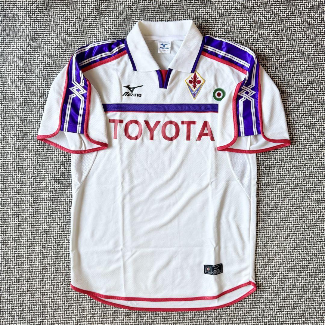 ACF FIORENTINA 2001 2002 L Maglia Away Mizuno ORIGINAL