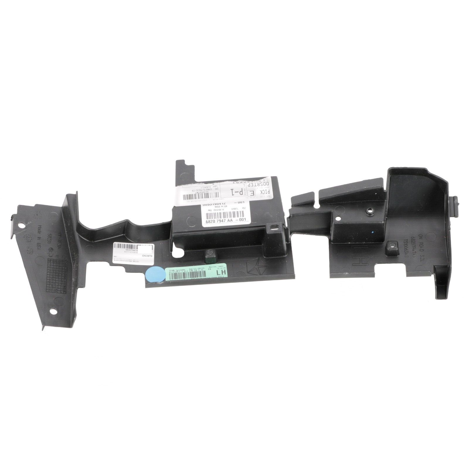 Deflector de entrada de aire del radiador izquierdo para Jeep Cherokee 2014-2018 (N/P 68207947AA)