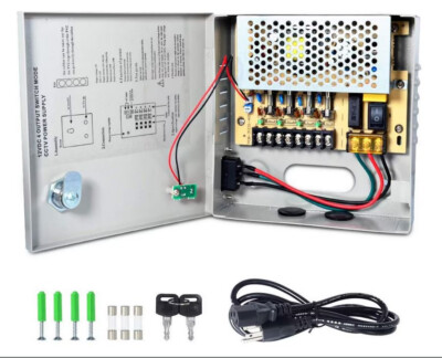 Ares Vision 4 Channel/Port 5 AMPS, 12V DC Power Supply Box