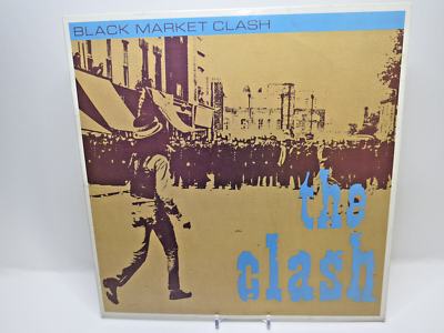クラッシュ　ブラックマーケット 当時のポスター　CLASH Lot - The Clash Promotional Poster for 1980 Album 