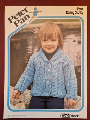 Wendy - Chunky - Child's Jacket - Original Knitting Pattern K538