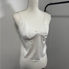Vintage Vassarette White Camisole Size 38