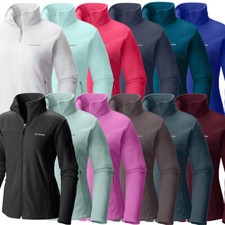 New Womens Columbia "Fleece Falls II" Full Zip Fleece Sweaters Jacket 