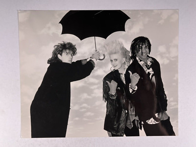 Thompson Twins Photograph Original Black And White Press Promotion October 1985