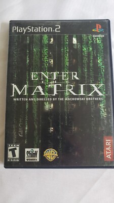 Enter the Matrix (Sony PlayStation 2, 2003) Complete With Manual