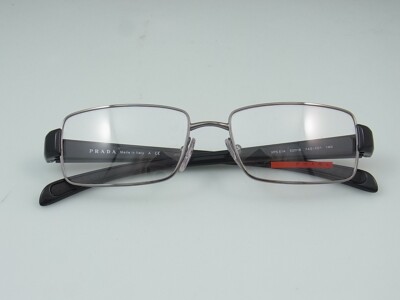 Prada VPS 51A 74S-101 Lesebrille Designer Brille 52-16-140 Schwarz Nr.12-1