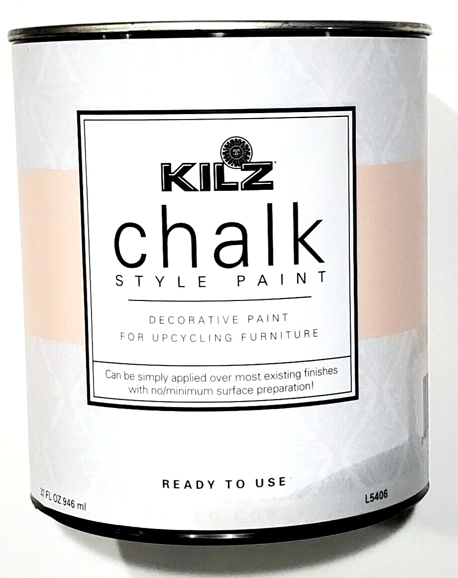 Kilz Chalk Style Paint Decorative For Upcycling Furniture Cameo Coral Quart