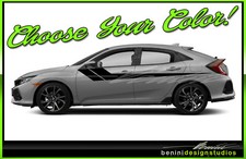 Racing Vinyl Hockey Stripes Fits Honda Civic 2016 2017 2018 2019 Si Racing Vinyl Hockey Stripes Fits Honda Civic 2016 2017 2018 2019 Si