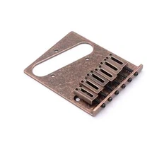 KD By AxLabs Tele Style Bridge - 6-Saddle, 4-Screw Mount - Antique Bronze