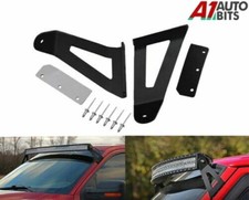 Pair Curved Led Light Bar Windshield Mount Brackets Roof Support Offroad New Uk Pair Curved Led Light Bar Windshield Mount Brackets Roof Support Offroad New Uk