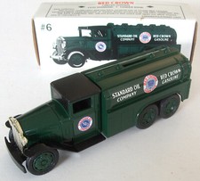 Ertl Amoco Standard 1930 Diamond T Tanker Bank w/Key 7" NEW Lim Ed Made in USA