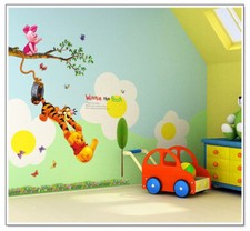 Wandtattoo Wandsticker XXL Winnie Pooh Baby Wandaufkleber Kinderzimmer Disney