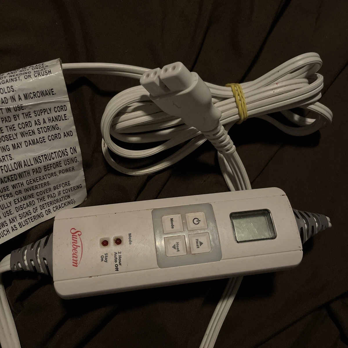 Sunbeam SWT200N Electric Blanket 4-Prong Temperature Controller For CAT95N  | eBay