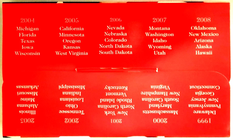 2002 Denver Mint 5-Coin State Quarter BU Set w/ COA - Image 2 of 4