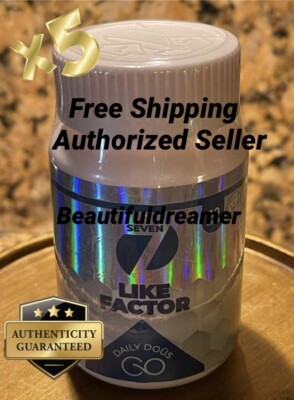 5 Bottles ***Seven Like Factor Pills  *** Brand New and Sealed *** by Skinny 365