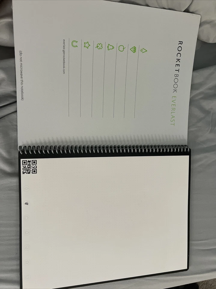 Rocketbook Everlast Sustainable Smart Notebook Erasable Gently Used Like N E W - Image 2 of 3