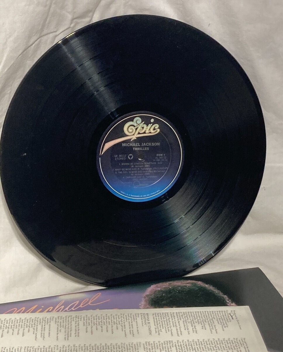 Michael Jackson Thriller 1982 Vinyl LP Album Epic Records AL 38112