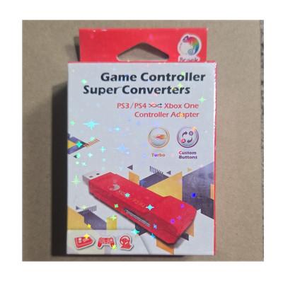 Brook Controller Adapter PS3/PS4 to Xbox One/PC Red Turbo Custom Buttons Wired