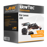 für Lexus LBX 09.2023-Jetzt Towtec E-Satz 13Polig Fahrzeugspezifisch Neuware