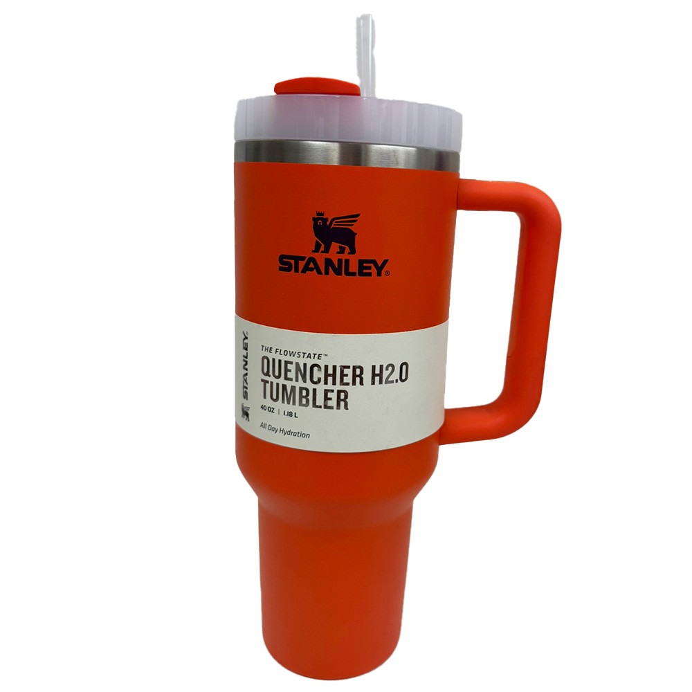 BLUE Hammertone Stanley Cup 40oz Quencher H2.0 FlowState Tumbler