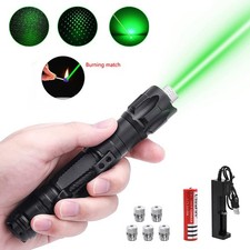 009 Green Laser Pointer Optics Maser Gypsophila Visible Beam Flashlight 300Miles