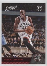 2016-17 Panini Prestige Rookies Bonus Shots Red 55/75 Pascal Siakam #174 d4v