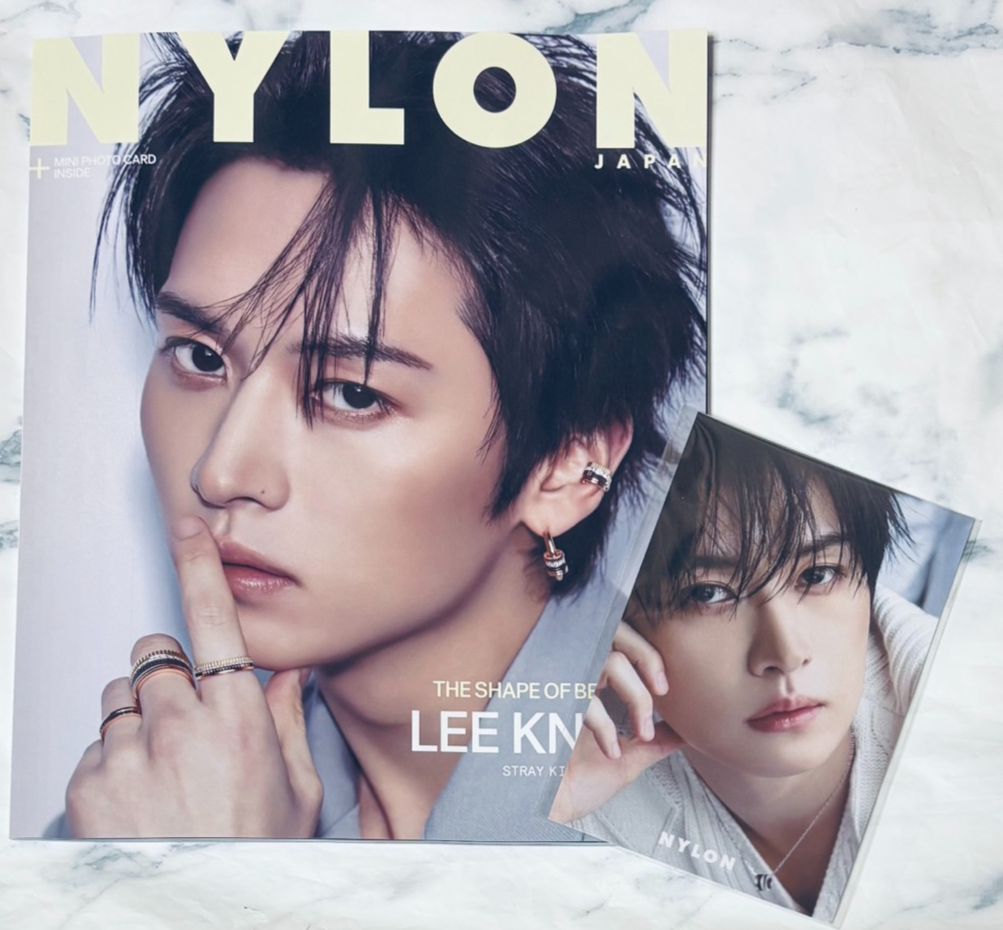 NYLON JAPAN LEE KNOW Magazine POST CARD STRAY KIDS April 2026
