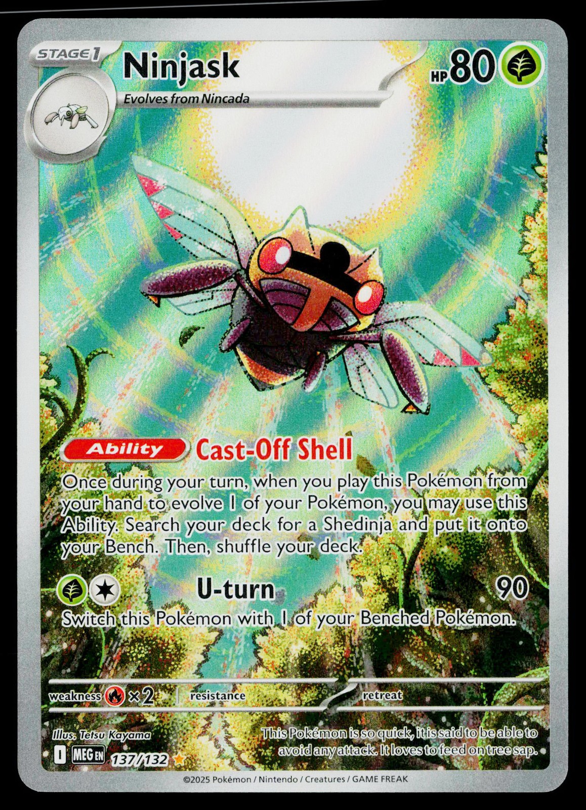 Ninjask Holofoil EN [MEG - 137/132] NM