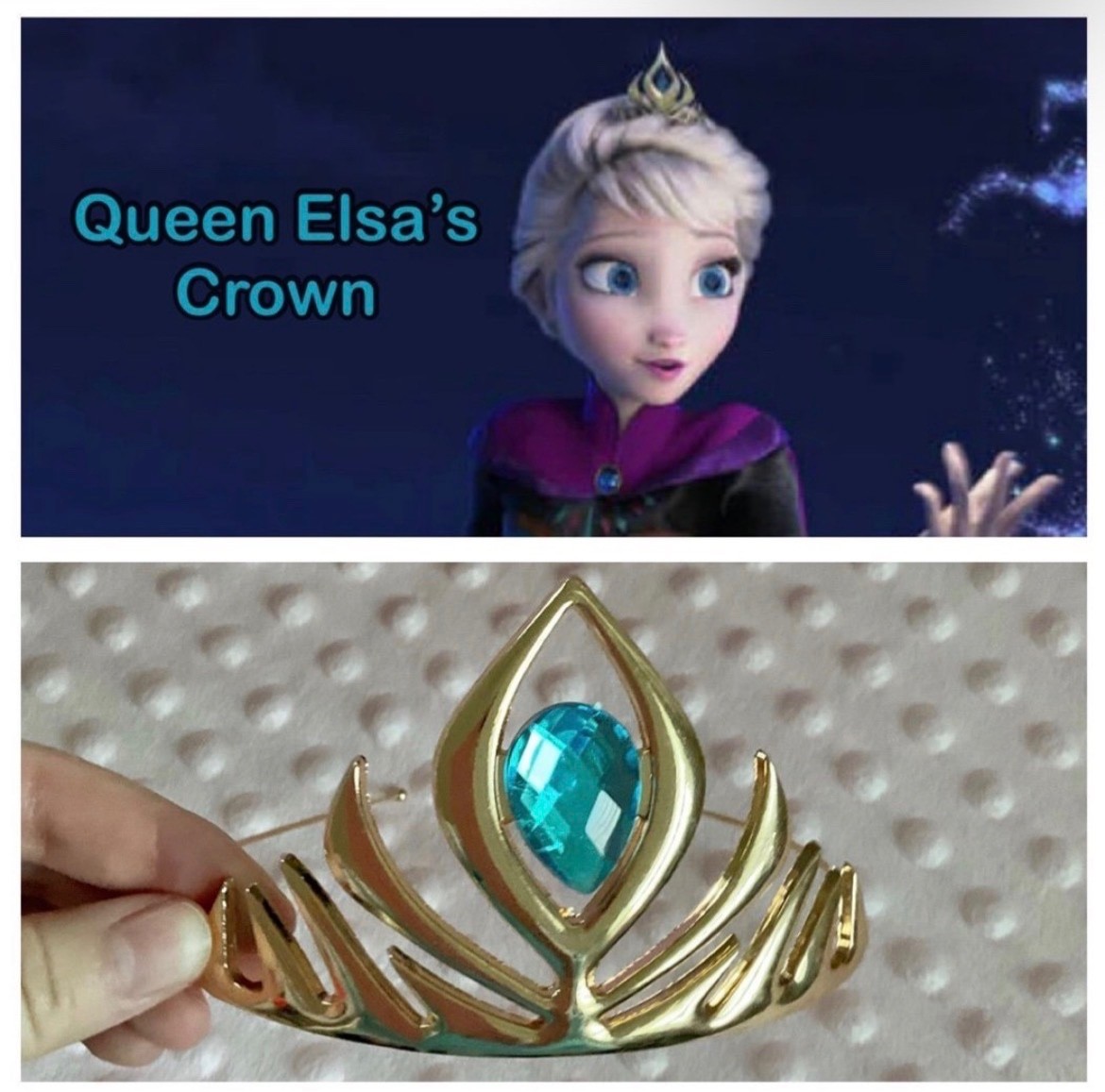Tiara corona princesa Elsa corona congelada cosplay