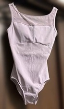 Chacott Ballet Leotard S Lavender Mesh Front for Dance Studios