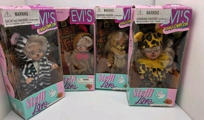 Vtg. Simba Toys Steffi Love Toddler Halloween Dolls Lot Of 4 In Boxes