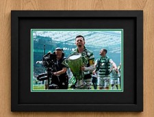 Signed Framed Callum McGregor Celtic FC 12x8 Picture  Comes COA PHOTO PROOF A4