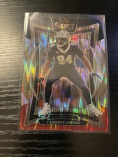 2024 Panini Select #16 Cameron Jordan Black & Red Prizm Shock