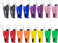 16-piece Window Breaker Seatbelt Cutter Set Available In 8 Colors