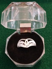 Delicate Sterling Silver Ring 925 Lacey Open Work Size 6.5