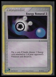 Energy Removal 2 80/109 EX Ruby & Sapphire Reverse Holo
