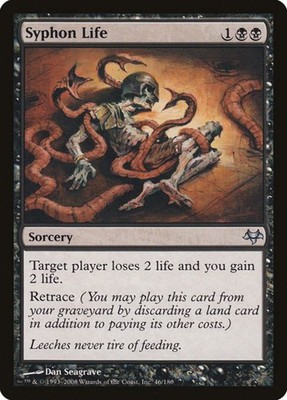 Syphon Life (Eventide 46) - Uncommon Magic: The Gathering Karte